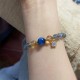 Natural Moonstone Flower Charm Healing Beads Bracelet Natural Moonstone Flower Charm Healing Beads Bracelet