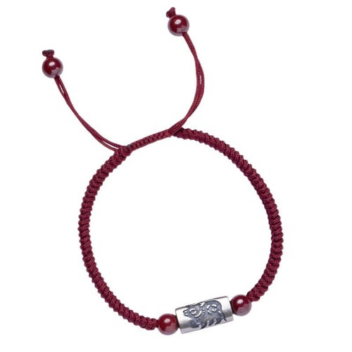 925 Silver 12 Chinese Zodiac Cinnabar String Bracelet 925 Silver 12 Chinese Zodiac Cinnabar String Bracelet