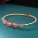 Strawberry Quartz Love Healing Bangle