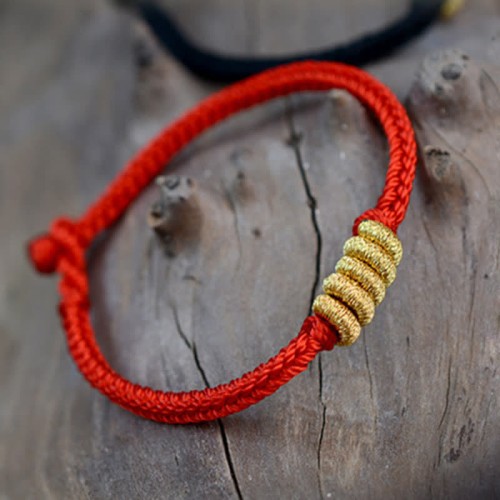 Handmade Chinese Knot Luck Strength Braided Bracelet Handmade Chinese Knot Luck Strength Braided Bracelet