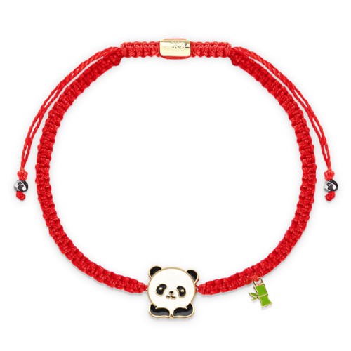 Tibetan Panda Bamboo Lucky Red String Bracelet Tibetan Panda Bamboo Lucky Red String Bracelet