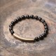 Red Jasper Moss Agate Black Obsidian Peace Bracelet Red Jasper Moss Agate Black Obsidian Peace Bracelet