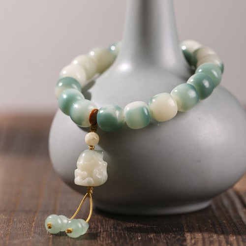Gradient Bodhi Seed Nine-Tailed Fox Peace Bracelet Gradient Bodhi Seed Nine-Tailed Fox Peace Bracelet