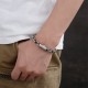Vintage Tang Dynasty Flower Design Luck Bracelet Vintage Tang Dynasty Flower Design Luck Bracelet