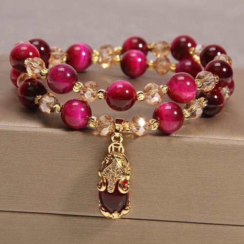 Tiger Eye PiXiu Money Bag Protection Bracelet Tiger Eye PiXiu Money Bag Protection Bracelet