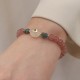 Strawberry Quartz Chalcedony Jade Healing Bracelet