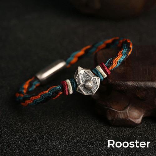 Sterling Silver Dragon Zodiac Protection Bracelet