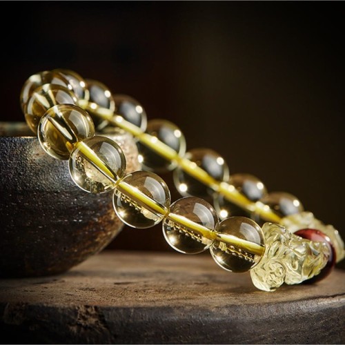 Citrine PiXiu Tiger Eye Prosperity Protection Bracelet Citrine PiXiu Tiger Eye Prosperity Protection Bracelet