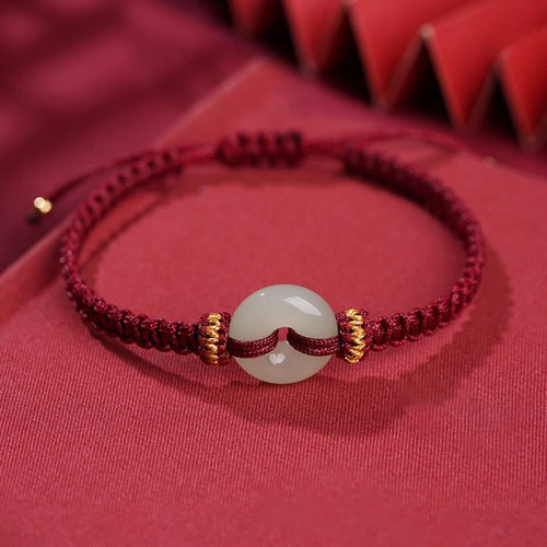 Jade Abundance Braided Bracelet