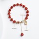 Red Agate Hetian Jade Confidence Charm Bracelet Red Agate Hetian Jade Confidence Charm Bracelet