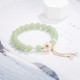 Jade Peach Blossom Pearl Luck Bracelet