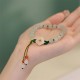 Jade Peach Blossom Luck Bracelet