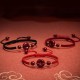 Natural Cinnabar Peace Buckle Blessing Bracelet Natural Cinnabar Peace Buckle Blessing Bracelet