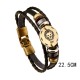12 Constellations Hematite Leather Bracelet 12 Constellations Hematite Leather Bracelet