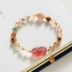 Rutilated Quartz Strawberry Quartz PiXiu Wealth Bracelet Rutilated Quartz Strawberry Quartz PiXiu Wealth Bracelet