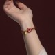 Cinnabar Fu Character Blessing Braided Bracelet Cinnabar Fu Character Blessing Braided Bracelet