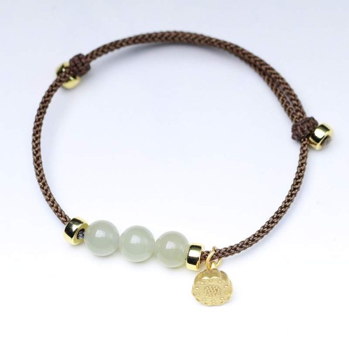 Natural Jade Lotus Seed Strength Bracelet Natural Jade Lotus Seed Strength Bracelet