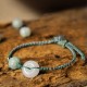White Jade Peace Buckle Pumpkin Bead Luck Bracelet White Jade Peace Buckle Pumpkin Bead Luck Bracelet