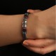 Sterling Silver Year of the Dragon Luck Rope Bracelet