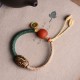Handmade Tibetan Nine-Eye Dzi Bead Wealth Rope Bracelet Handmade Tibetan Nine-Eye Dzi Bead Wealth Rope Bracelet