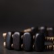 Tibetan Ebony Wood Copper Double Layer Balance Bracelet