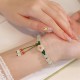 Jade Peach Blossom Luck Bracelet