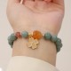 Jade Four Leaf Clover Prosperity Bracelet