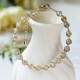 Natural Moonstone 14K Gold Healing Bracelet Natural Moonstone 14K Gold Healing Bracelet