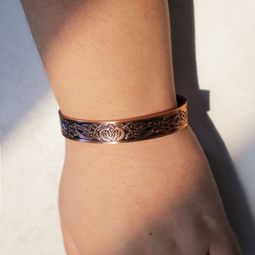 Viking Birds Magnetic Copper Adjustable Bracelet Viking Birds Magnetic Copper Adjustable Bracelet