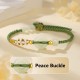 Hetian Jade Peace Buckle Luck Bracelet Hetian Jade Peace Buckle Luck Bracelet
