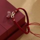 Strawberry Quartz Endless Knot Love Healing Bracelet