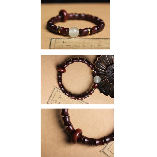 Ebony Green Sandalwood Black Rosewood Peace Bracelet Ebony Green Sandalwood Black Rosewood Peace Bracelet