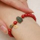 Dragon Year Cinnabar Hetian Jade Ruyi Bracelet Dragon Year Cinnabar Hetian Jade Ruyi Bracelet