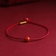 Cinnabar Red Agate Blessing Bracelet