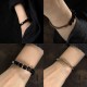 Obsidian Crystal Copper Strength Couple Bracelet