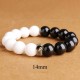 925 Sterling Silver Black Obsidian White Shell Yin Yang Bracelet 925 Sterling Silver Black Obsidian White Shell Yin Yang Bracelet