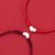 999 Silver Bean Design Luck Connection Braided Bracelet 999 Silver Bean Design Luck Connection Braided Bracelet