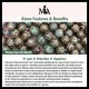 Tibetan Three-Eyed Dzi Bead Agate Protection Bracelet Tibetan Three-Eyed Dzi Bead Agate Protection Bracelet