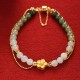 Hetian Jade Peach Blossom Luck Chain Bracelet