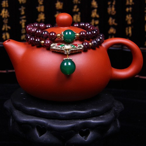Natural Garnet Blessing Bracelet Natural Garnet Blessing Bracelet