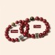 925 Silver Buddha Cinnabar Om Mani Padme Hum Bracelet 925 Silver Buddha Cinnabar Om Mani Padme Hum Bracelet