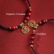 Cinnabar Fu Character Charm Blessing Bracelet Cinnabar Fu Character Charm Blessing Bracelet