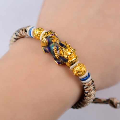 Feng Shui PiXiu Color Change Copper Coin Bracelet Feng Shui PiXiu Color Change Copper Coin Bracelet