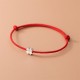 925 Silver Four Leaf Clover Red Rope Bracelet 925 Silver Four Leaf Clover Red Rope Bracelet