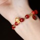 Year of the Dragon Cinnabar Ingot Protection Bracelet Year of the Dragon Cinnabar Ingot Protection Bracelet