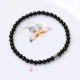 Black Obsidian Smoky Quartz Strength Bracelet