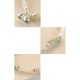 Silver White Jade Bamboo Bell Charm Bracelet Silver White Jade Bamboo Bell Charm Bracelet