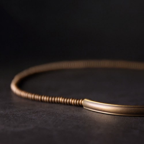 Vintage Lava Rock Copper Support Bracelet