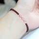 Garnet Strawberry Quartz Calm Bracelet Garnet Strawberry Quartz Calm Bracelet