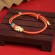999 Silver Luck Year of the Dragon Colorful Rope Bracelet 999 Silver Luck Year of the Dragon Colorful Rope Bracelet